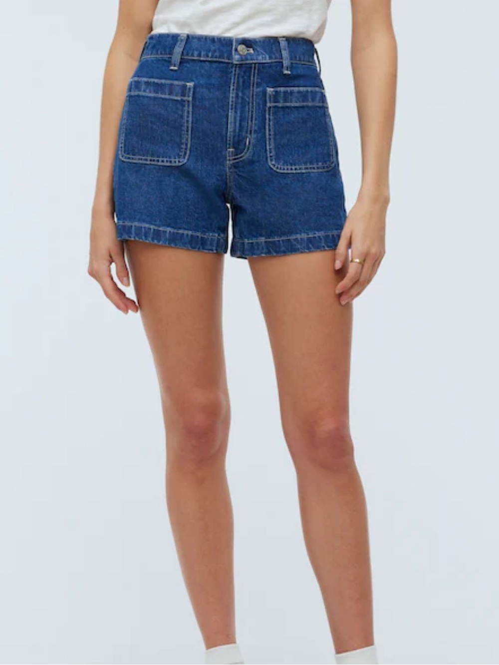 Madewell The Denim Emmett Short: Patch Pocket Edition